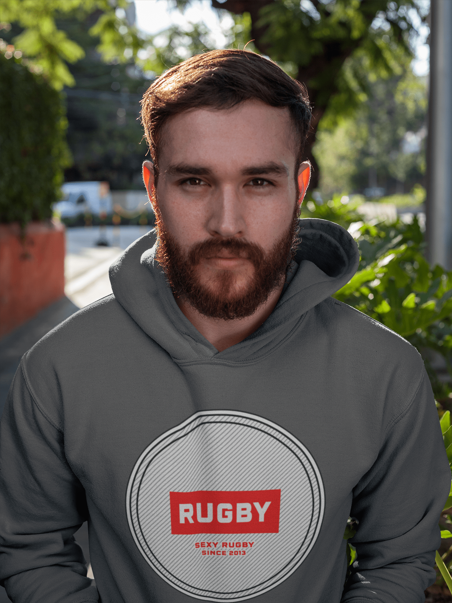 Sweat shirt à capuche - boutique rugby - sexy rugby